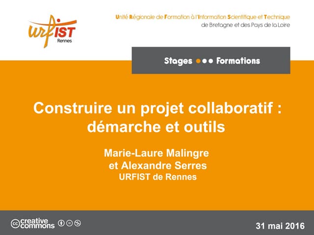 Stage Construire un projet collabor...